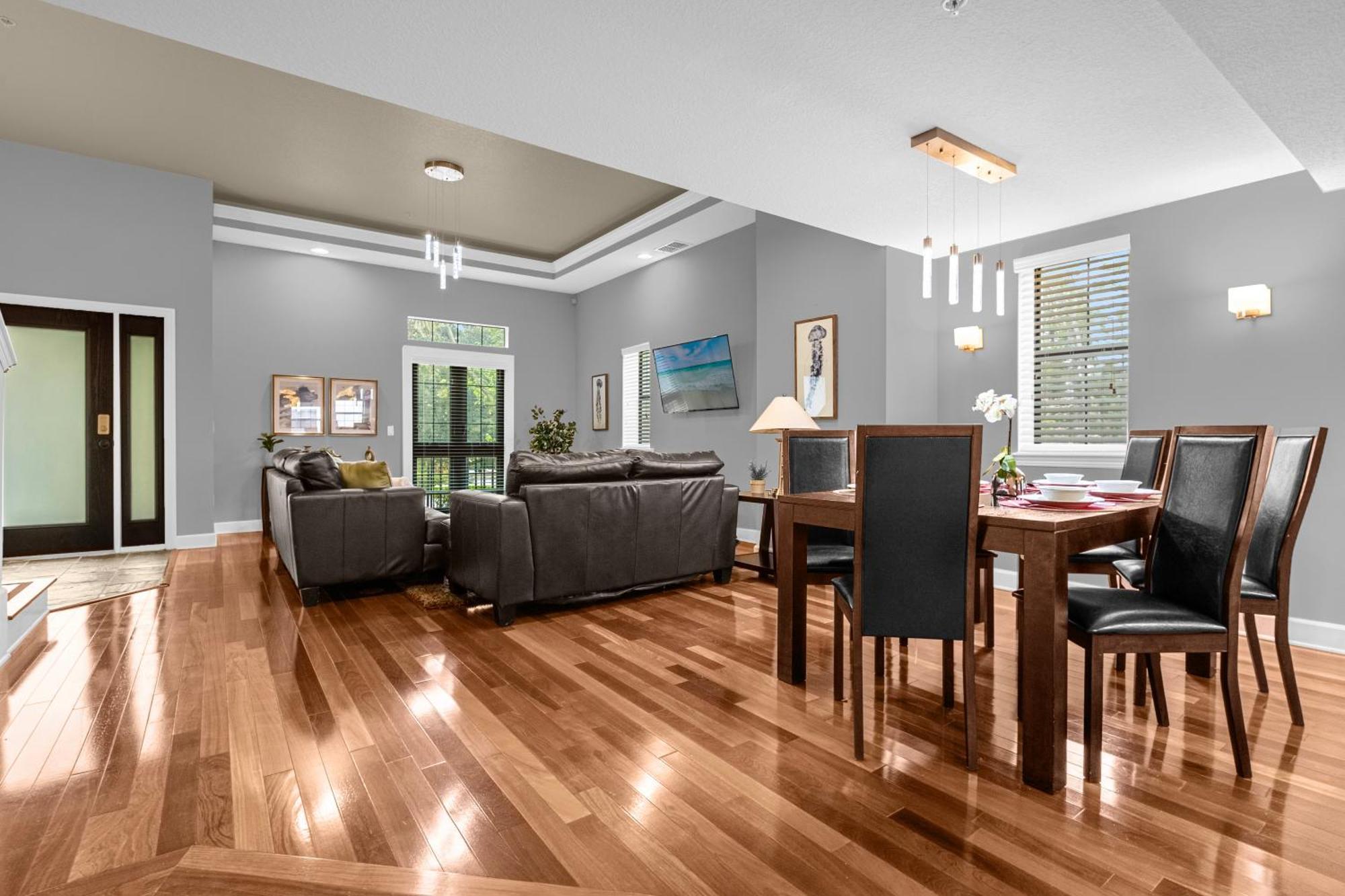 Cozy & Elegant 4Br Enchanted Townhouse - 1 Mile To Disney With Resort Pool, Gym, & Jacuzzi 올랜도 외부 사진